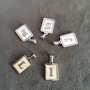 Colgante con letra inicial ADD ON, dijes de letras, colgante personalizado, regalo para ella y para él, dije con inicial del alfabeto, collar con nombre, día de San Valentín