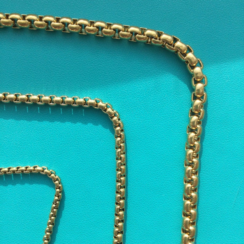 18K Gold Filled Chain Necklace,Curb ,Figaro,Dainty,Rope Chain,Valentine's Day,Paperclip Chain,Snake Chain,Mothers Day Gift,Gift For Her image 4