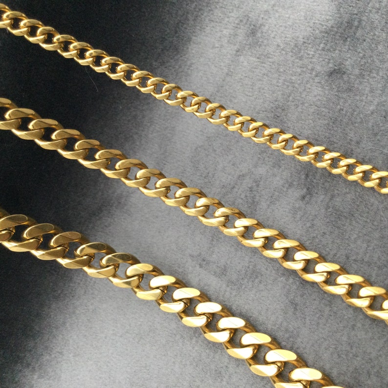 18K Gold Filled Chain ketting, Curb, Figaro, Vine, Rope Chain, Valentijnsdag, Paperclip Chain, Snake Chain, Moederdag Cadeau, Cadeau voor haar afbeelding 4