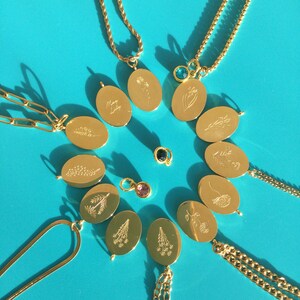 Collar de letras llenas de ORO de 18K, Día de San Valentín, Collar de monograma, Collar de nombre personalizado, Collar personalizado, Regalo para él, Regalo para ella