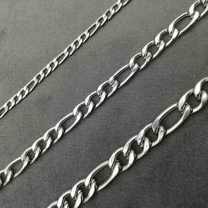 Silver ANCHOR Chain Necklace,Anchor chain for men , valentine's Day ,Waterproof Chain,Gift For Her,Gift For Him,Antitarnish Chain zdjęcie 9