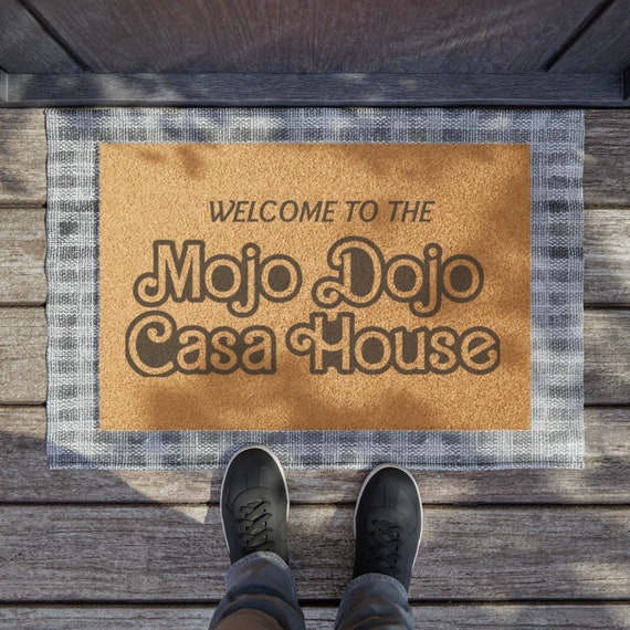 Welcome to the Mojo Dojo Casa House Doormat Welcome Door Mat New Home Gift  Movie Doormat Home Decor Closing Gift Front Door 