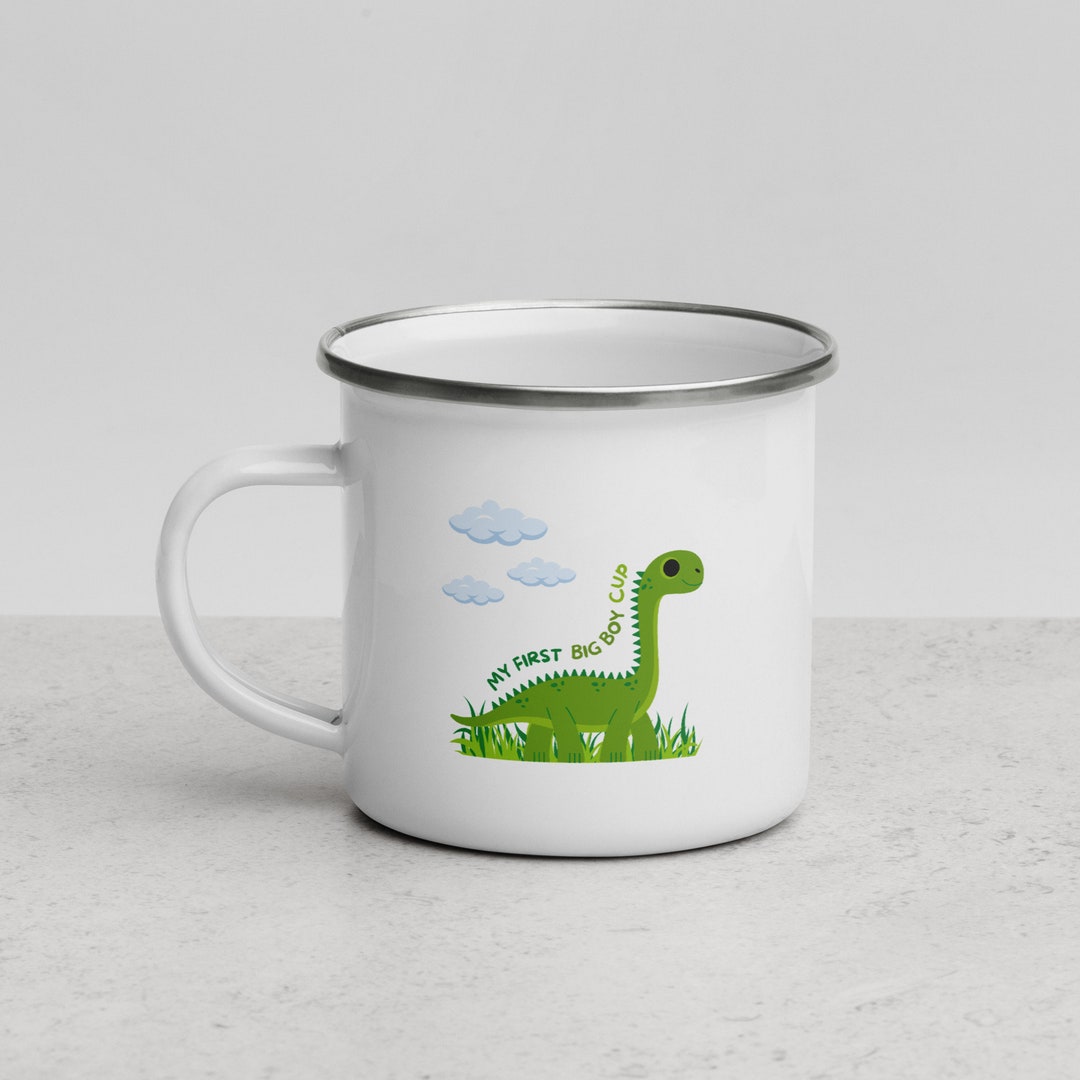 Enamel Mug My First Big Boy Cup - Etsy