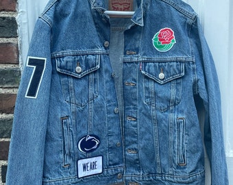 Custom Penn State Nittany Lion Jean Jacket (Rose Bowl Edition)