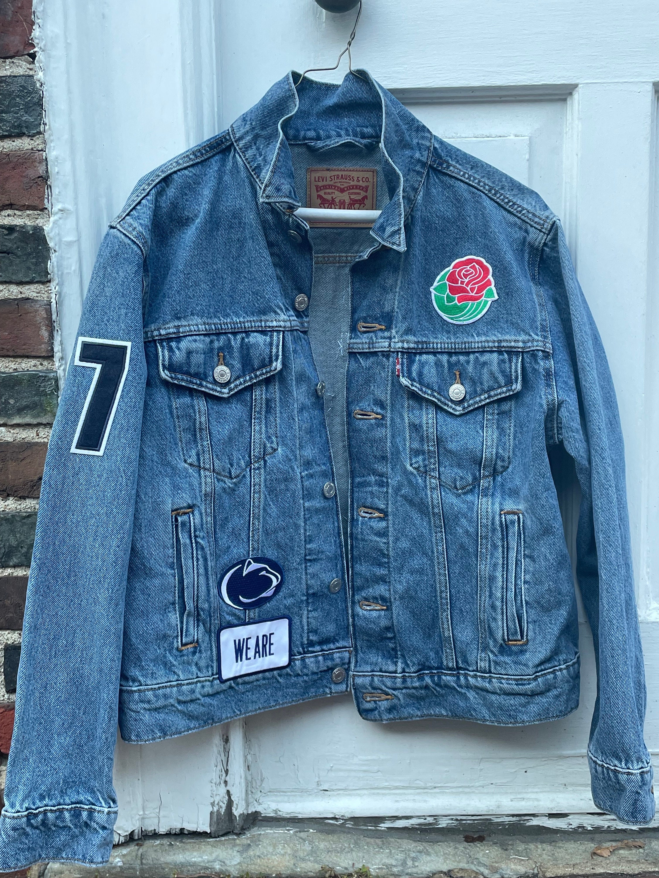 Penn state jean jacket hotsell
