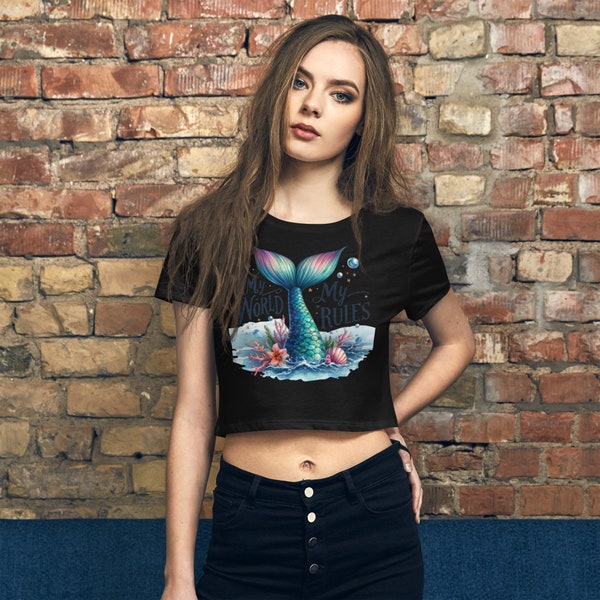 Mermaid Women’s Crop Tee