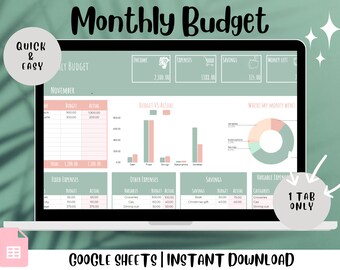 Monthly Budget Tracker