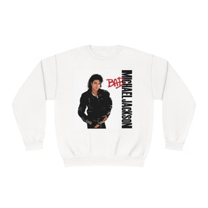 Michael Jackson Bad Unisex NuBlend® Crewneck Sweatshirt