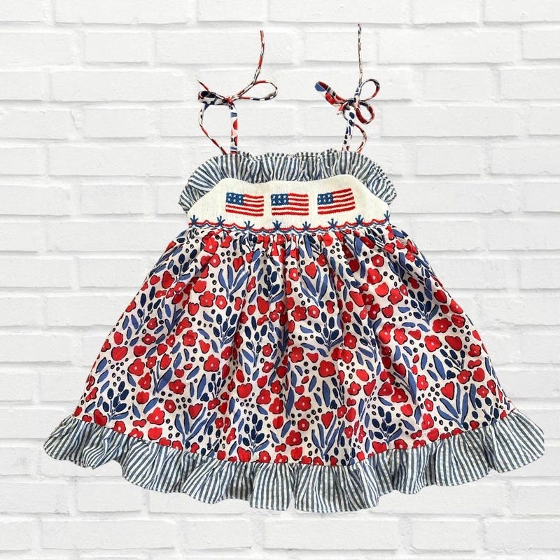 Floral Smocked Dress