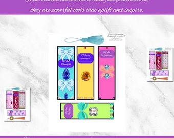 Marcapáginas de Afirmación n.° 4: ¡Nunca volverás a perder el punto en tu libro favorito! Échale un vistazo aquí: neiceys-design7.myshopify.com