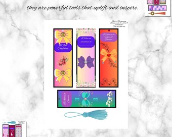Marcapáginas de Afirmación n.° 5, para que nunca pierdas tu lugar. Échales un vistazo aquí: neiceys-design7.myshopify.com