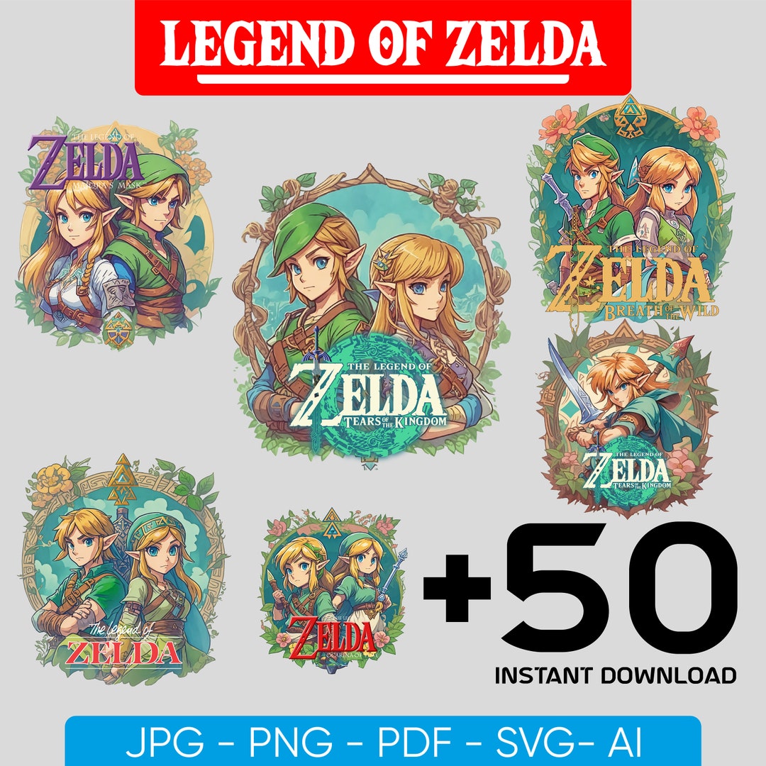 The Legend of Zelda Stickers Zelda Tears of the Kingdom Png Etsy