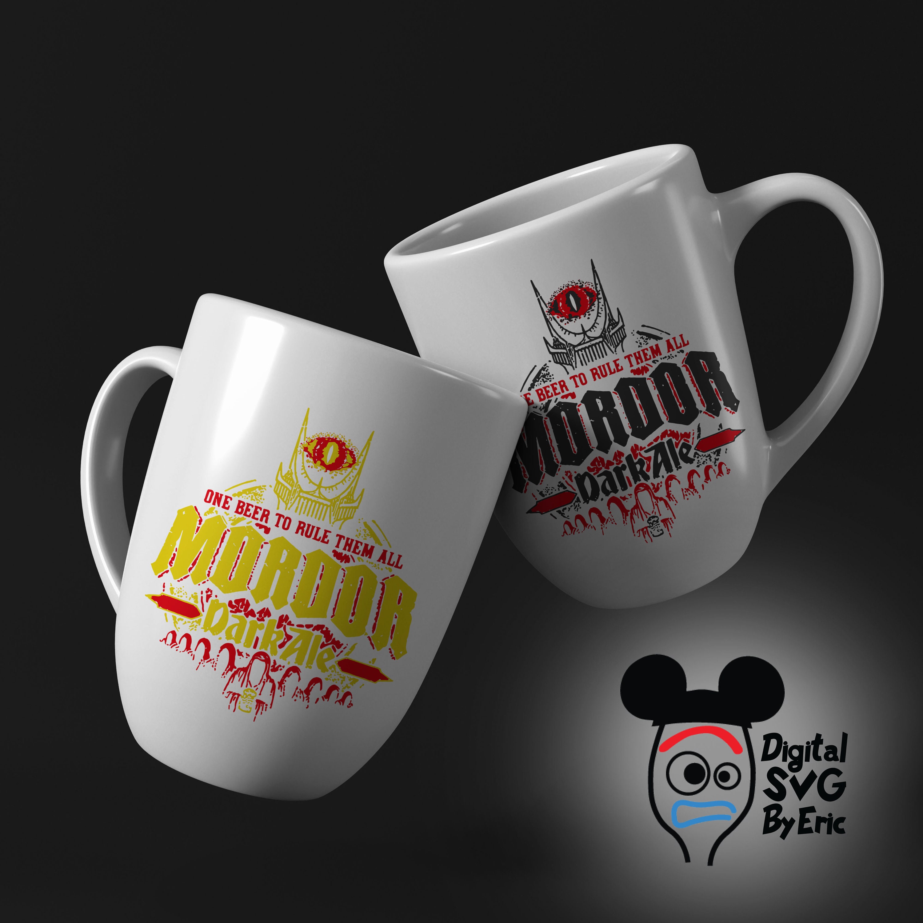 Mordor Dark Ale Svg Bundle Layered SVG Svg Files for Cricut - Etsy