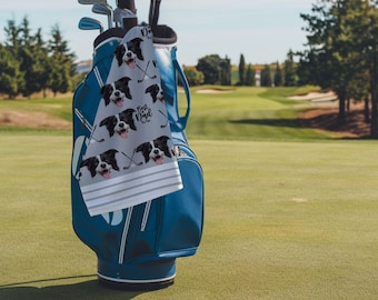 Gepersonaliseerde golfhanddoek: op maat gemaakt golfcadeau voor vader, beste moeder, oma, opa