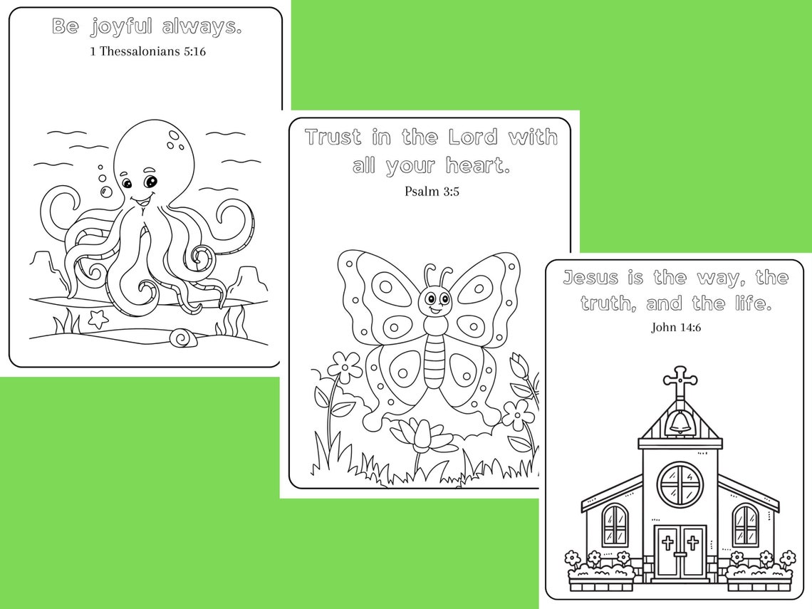 Bible Verse Coloring Pages, Kids Bible Verse Coloring Pages, Kids