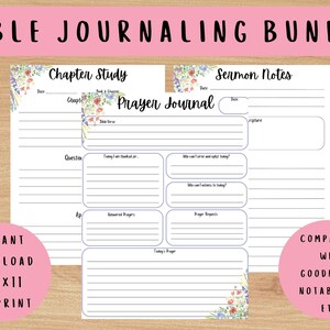 printable bible study, bible journals, prayer journals, bible study journal