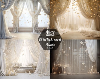 Holiday Digital Background, Festive Background for Photoshop, Digital Backdrop, Studio Photography, Photoshop Overlay, Maternity, Wedding