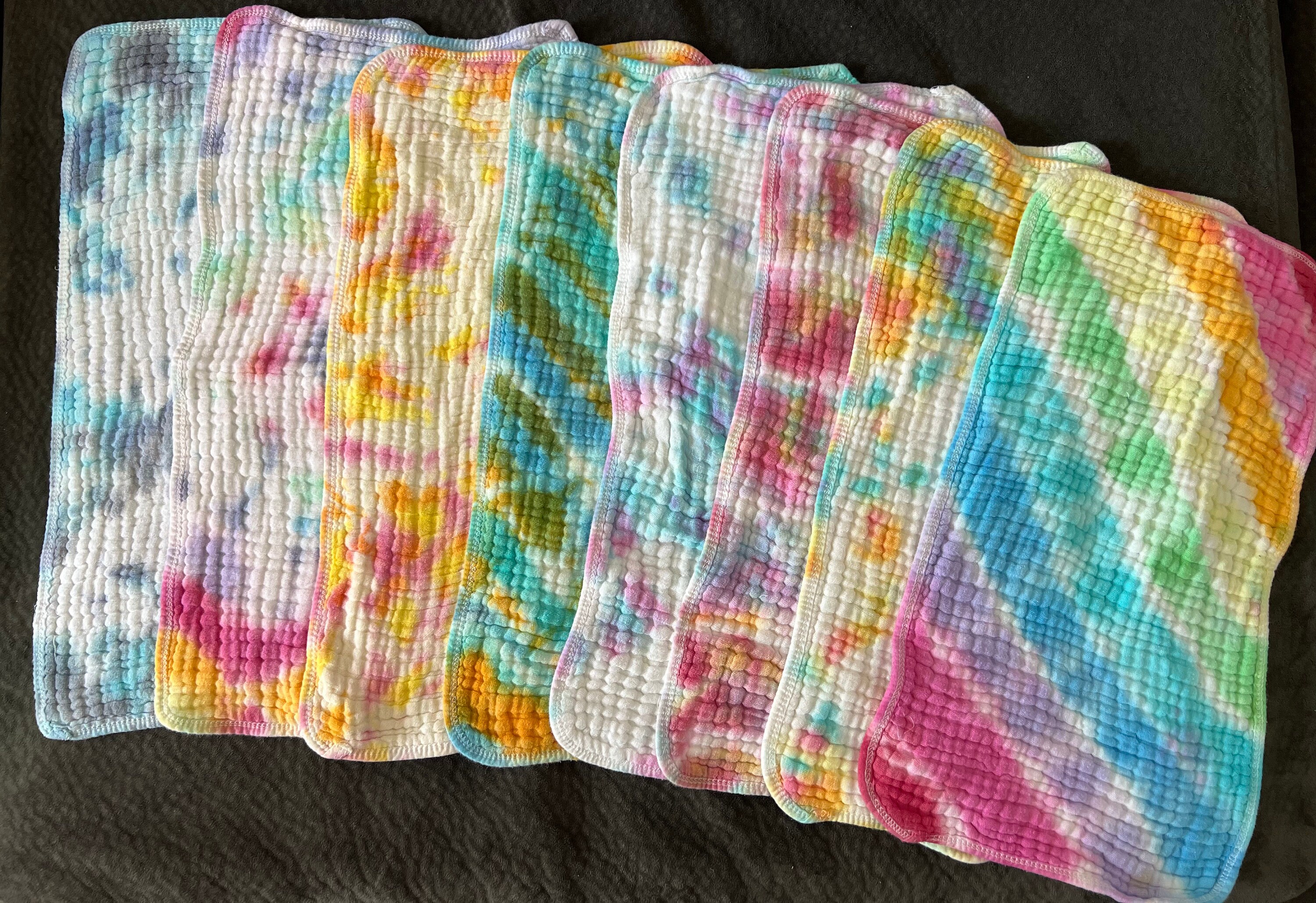 Tie dye muslin blanket hotsell