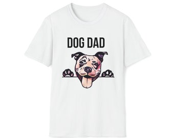Pittie Hunde Dad T-Shirt