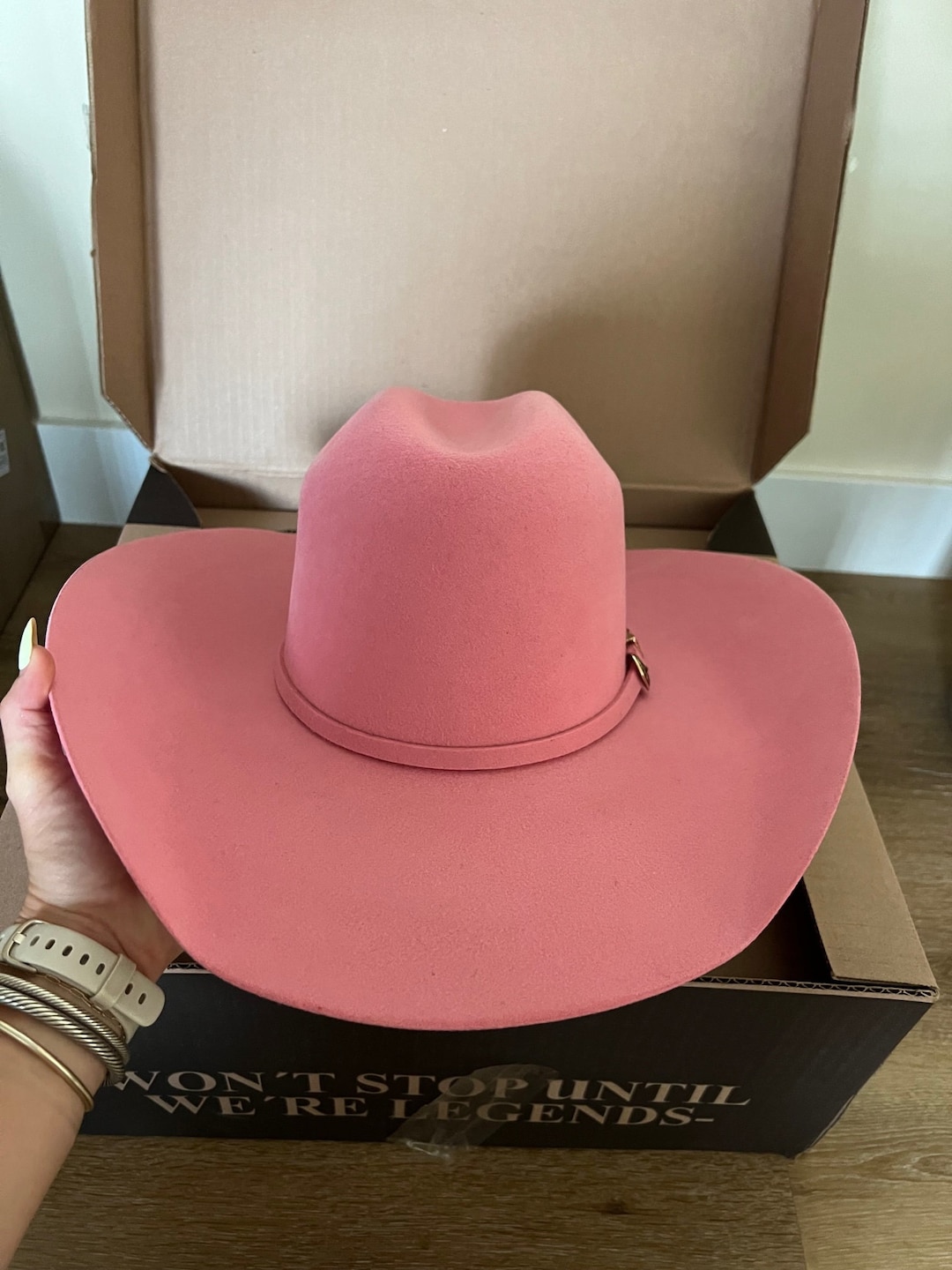 Prohats Stockyard Pink Women's Felt Hat Etsy