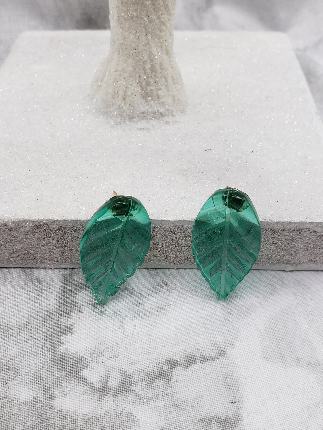 Fern Leaf Mixed Post Earrings