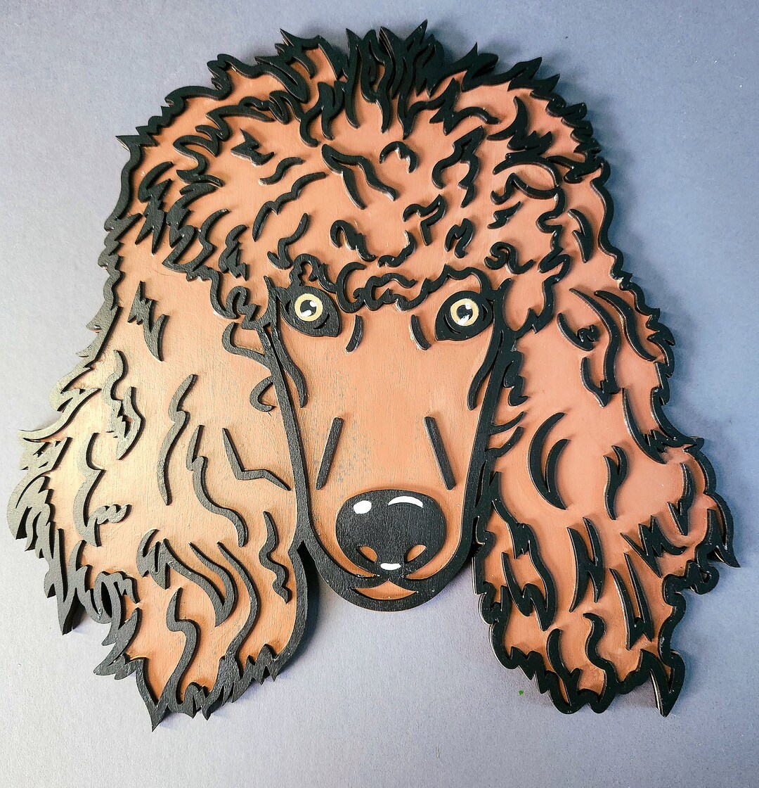 Poodle Wall Decor Etsy