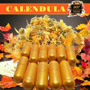 200 Capsules Calendula FREE SHIPPING