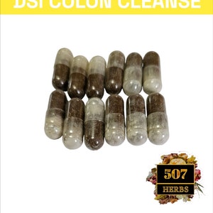 200 Capsules 507 HERBS COLON CLEANSE Free Shipping