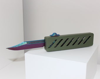 AutoSuper Knife Fidget Toy - Fidget Toy - Desk Toy - Transforming/Retractable/Retracting