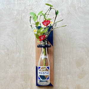 hanging wall vase | mounted stem vase | hanging flower vase | wall decor | wall vase