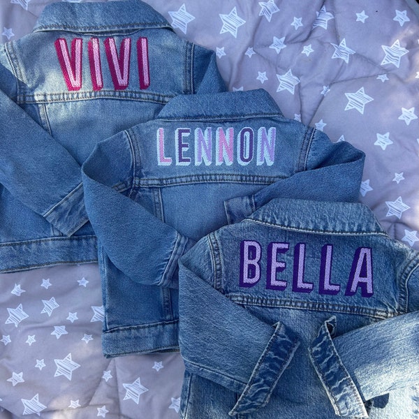 Personalized Toddler Jean Jacket