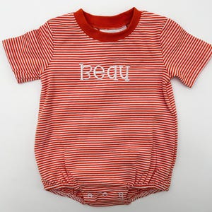OSU UT Tennessee Clemson Orange Toddler Baby Gameday Outfit | Embroidered Shirt and Bubble Romper Custom Toddler Kids Tee | Gameday Outfit