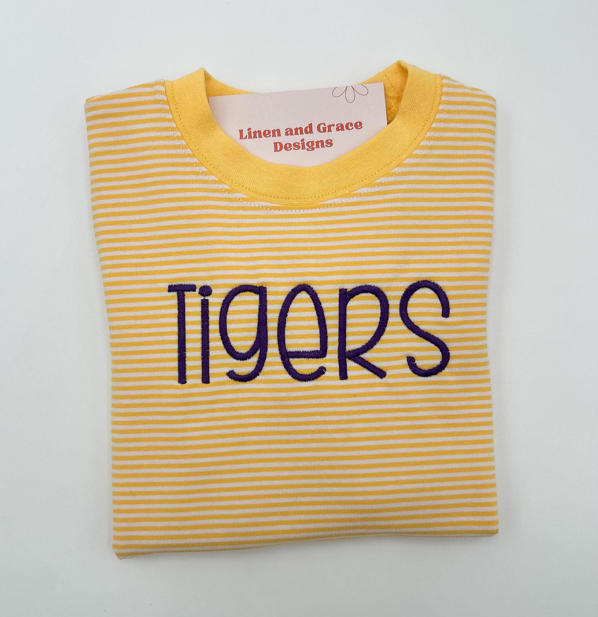 LSU Tigers Toddler Outfit | Louisiana State Univerisity Gameday Kids | Custom Bubble Romper | Geaux Tigers | College Gameday Baby Toddler