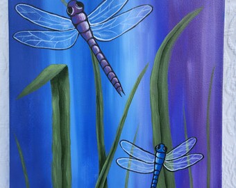 Dragonflies in the Garden