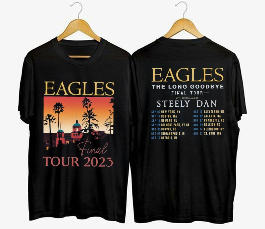 Eagles Band Tour 2023 2 Sides Comfort Color Shirt Eagles the Etsy
