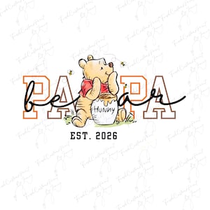 Winnie Pooh Dad Svg - Etsy Norway