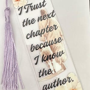 Book Lover Bookmark, Girly Acrylic Bookmark, Book Club Gift, Gifts for Book Lovers, Book Tok Bookmarks, Bookish Gifts, Custom Bookmark