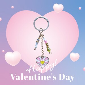 Liebes-Schlüsselanhänger – Leuchtendes Herz | Liebesherz-Charms – Romantisches und personalisiertes Geschenk – Valentinstag