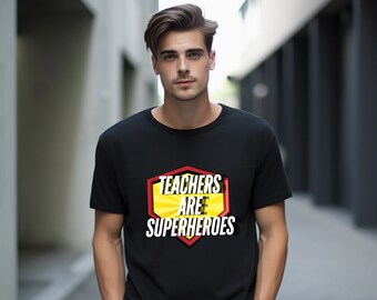Super Lehrer PNG: Held T-Shirt Design (Digitaler Download)