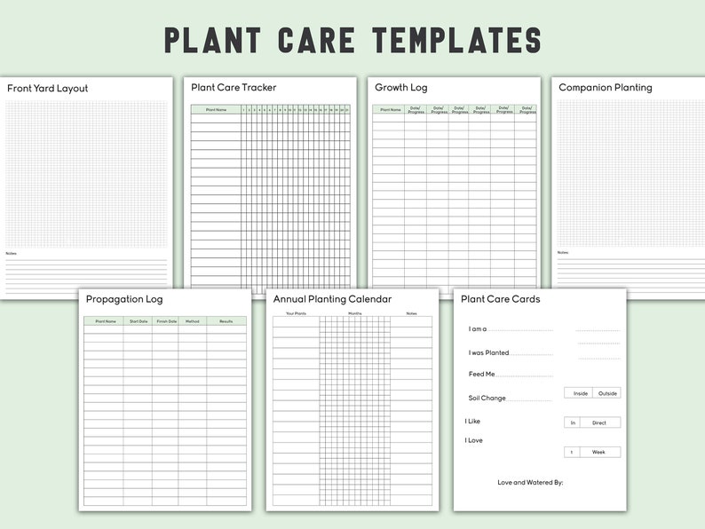 PLANT MOMMY: Plant Care Log Book, Planner, An Easy-to-fill - View #7