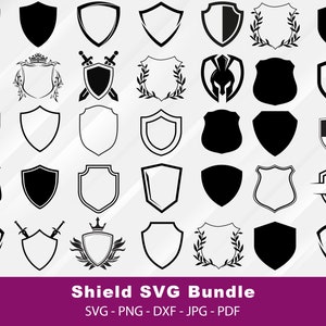 Shield svg BUNDLE, Flowery Shield SVG, Shield PNG, Shield Clipart, Shield Svg, Badge Svg, Shield cut files, Shield vector, Flowery shield