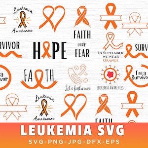 Leukemia Svg Bundle, Leukemia Awareness Svg Bundle, Leukemia SVG , Leukemia PNG, Cancer Ribbon svg, Leukemia Ribbon, Awareness Ribbon svg