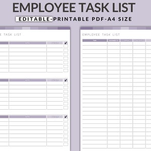 Employee task list, task list, employee to-do list, task management, employee productivity, task tracker, team task list, task organizer