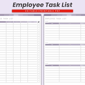 Employee task list, task list, employee to-do list, task management, employee productivity, task tracker, team task list, task organizer