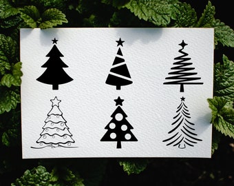 Christmas Tree SVG Bundle: Holiday Clipart (Digital Download)