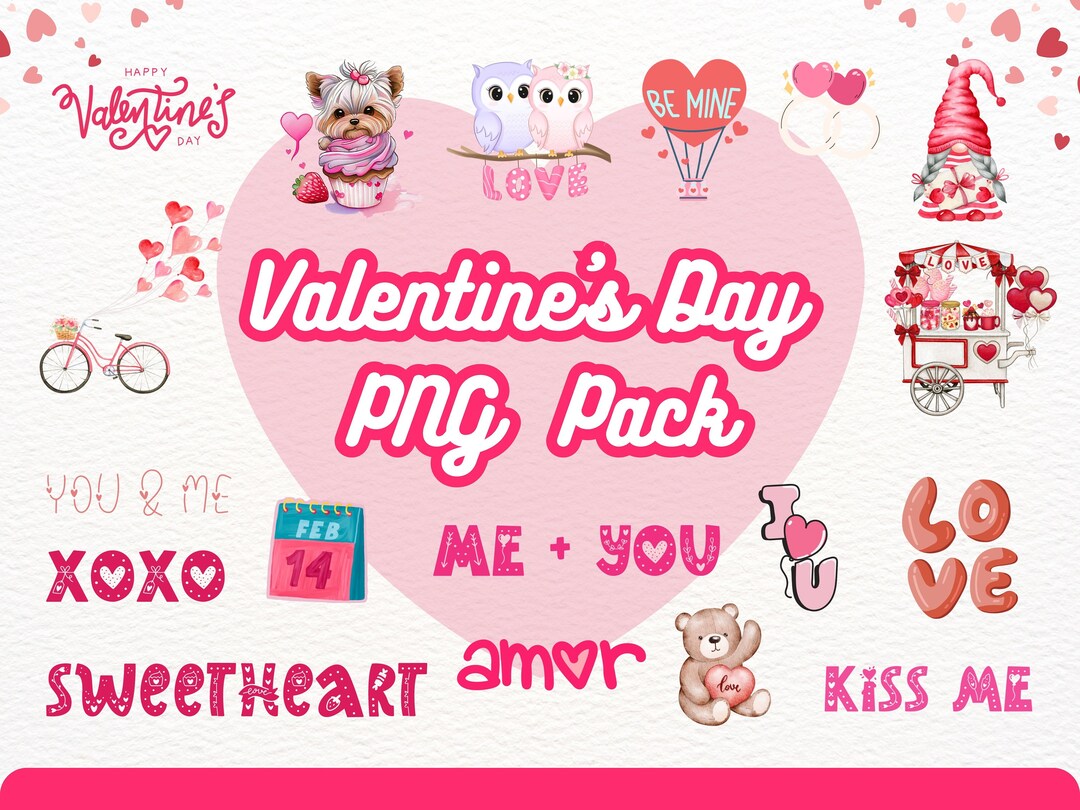 Retro Valentine PNG Bundle: Groovy Love Designs (digital Download) - Etsy