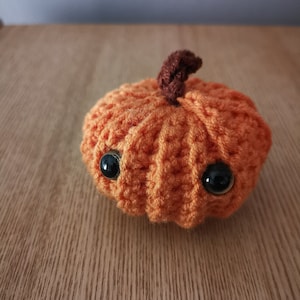 Pumpkin crochet pin cushion