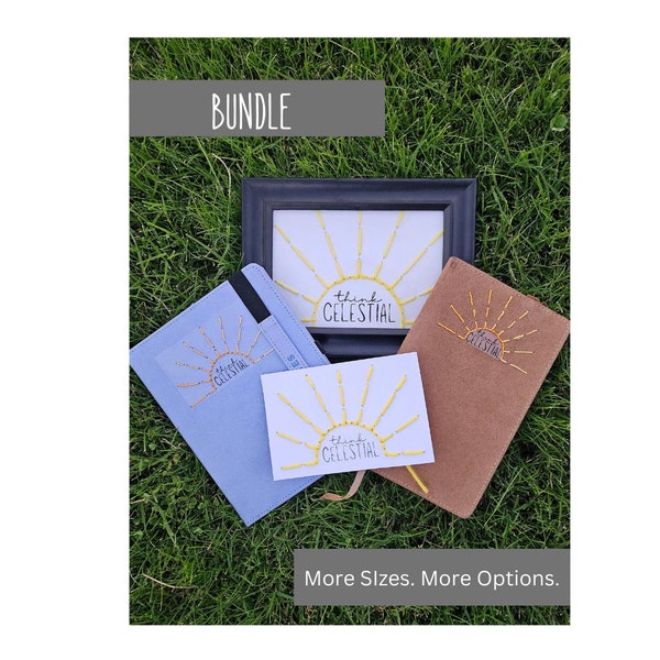 Think Celestial! BUNDLE. Quick and Easy Craft with pattern, LDS, activity days, girls camp, relief society