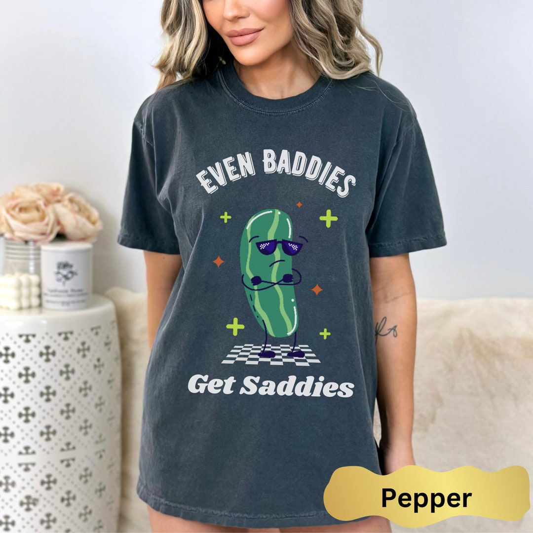 Emotional Support Pickle T Shirt Big Fan Pickle Caring Gift Tee Pickle