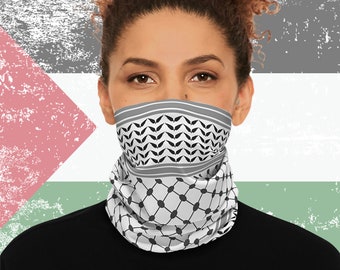 Palestinian Keffiyeh Neck Gaiter